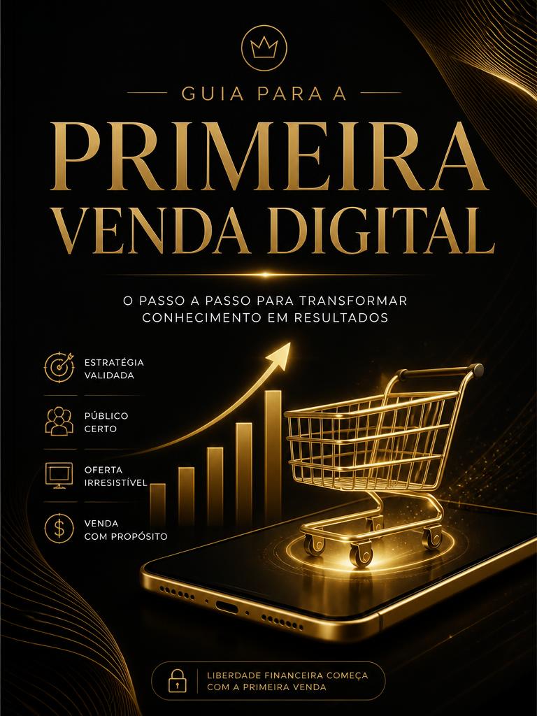 Capa do e-book Guia para a Primeira Venda Digital